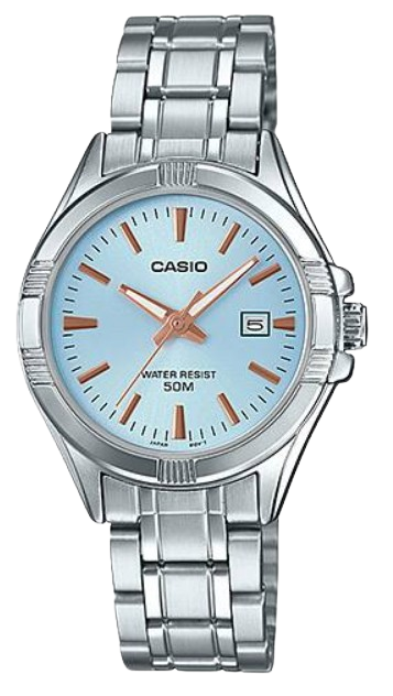 CASIO RELOJ TIMELESS COLLECTION ESFERA AZUL HIELO/ CUARZO