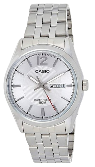 CASIO RELOJ MTP-1335D-7A ESFERA BLANCA / ACERO