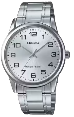 CASIO RELOJ MTP-V001D-7BUDF ESFERA PLATEADA / ACERO