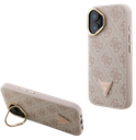 GUESS CARCASA MAGSAFE 4G TRIANGLE SOPORTE CAMARA IPHONE 16 PRO MAX ROSA (copia)