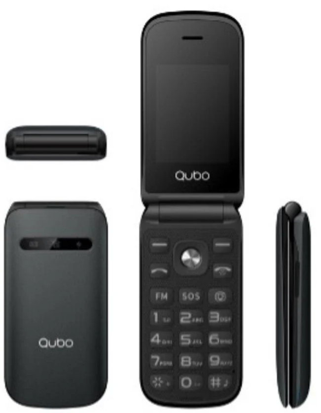 QUBO TELEFONO MOVIL X-209 4G NEGRO