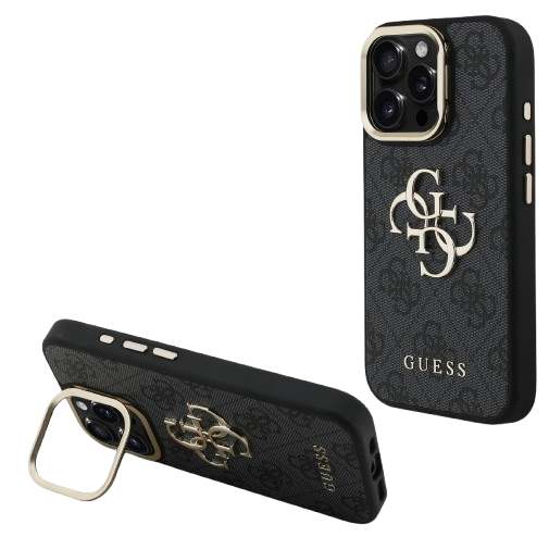 GUESS CARCASA 4G SOPORTE CAMARA IPHONE 13 GRIS