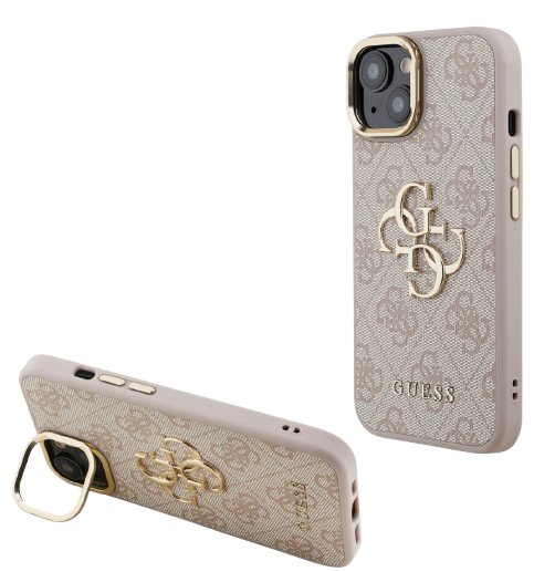 GUESS CARCASA 4G SOPORTE CAMARA IPHONE 13 GRIS (copia)