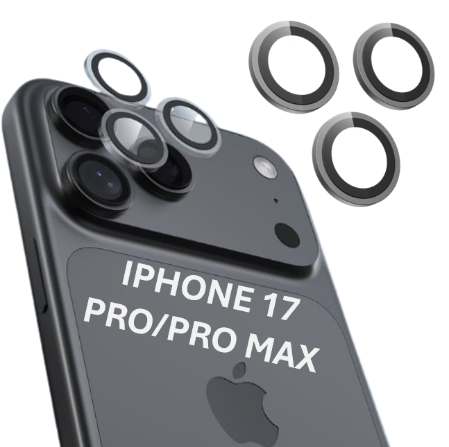 DEVIA PROTECTOR CAMARA IPHONE 17 NEGRO (copia)