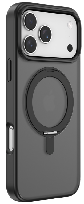 DEVIA CARCASA MAGSAFE SOPORTE GIRATORIO IPHONE 17 PRO MAX NEGRO