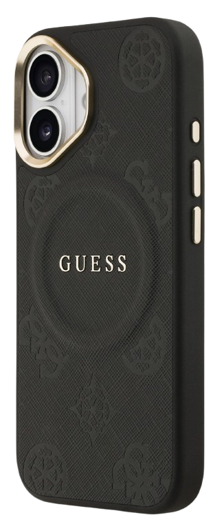 GUESS CARCASA MAGSAFE PEONY IPHONE 17 PLUS NEGRO (copia)