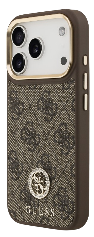 GUESS CARCASA MAGSAFE 4G STRASS IPHONE 17 MARRON (copia)