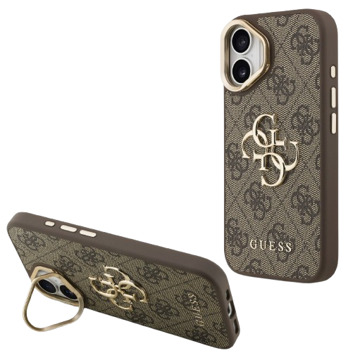 GUESS CARCASA 4G SOPORTE CAMARA IPHONE 16 PRO MAX MARRON (copia)