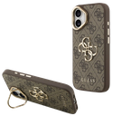 GUESS CARCASA 4G SOPORTE CAMARA IPHONE 17 MARRON