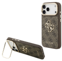 GUESS CARCASA 4G SOPORTE CAMARA IPHONE 17 PRO MARRON