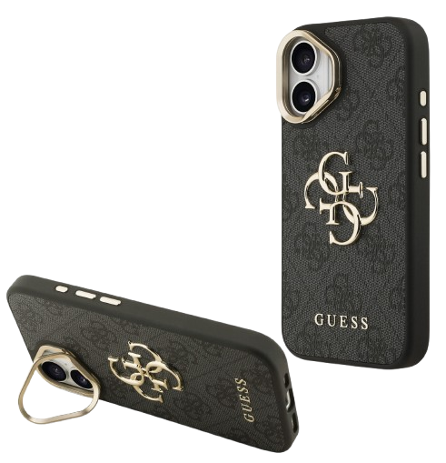 GUESS CARCASA 4G SOPORTE CAMARA IPHONE 17 PRO MAX MARRON (copia)