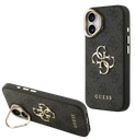 GUESS CARCASA 4G SOPORTE CAMARA IPHONE 17 NEGRO