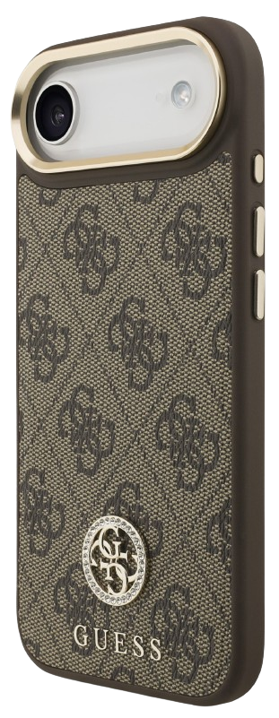 GUESS CARCASA MAGSAFE 4G STRASS IPHONE 17 MARRON (copia)