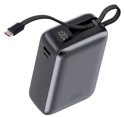 KSIX BATERIA AUXILIAR 30000mAh MAGSAFE / PD 65W / CABLE USBc