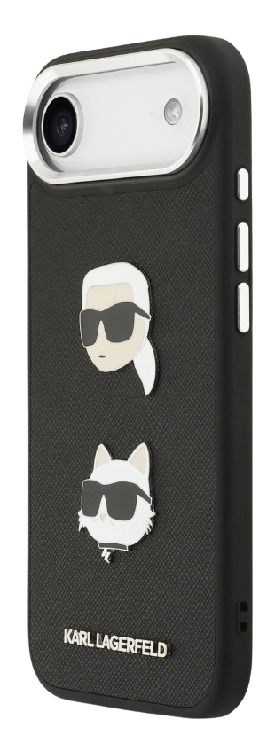 KARL LAGERFELD CARCASA GRAINED K&C IPHONE 15 PRO MAX NEGRO (copia)
