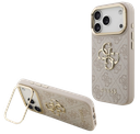 GUESS CARCASA 4G SOPORTE CAMARA IPHONE 17 PRO ROSA