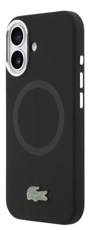 LACOSTE CARCASA MAGSAFE SILICONE CROC IPHONE 16 PRO NEGRO (copia)