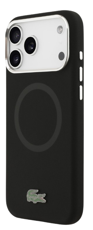 LACOSTE CARCASA MAGSAFE SILICONE CROC IPHONE 17 PRO NEGRO (copia)