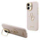 GUESS CARCASA GRAINED 4G SOPORTE CAMARA IPHONE 17 PRO MAX NEGRO (copia)