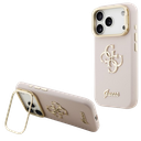 GUESS CARCASA GRAINED 4G SOPORTE CAMARA IPHONE 17 ROSA (copia)