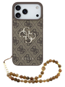 GUESS CARCASA 4G STRAP IPHONE 17 PRO MAX MARRON