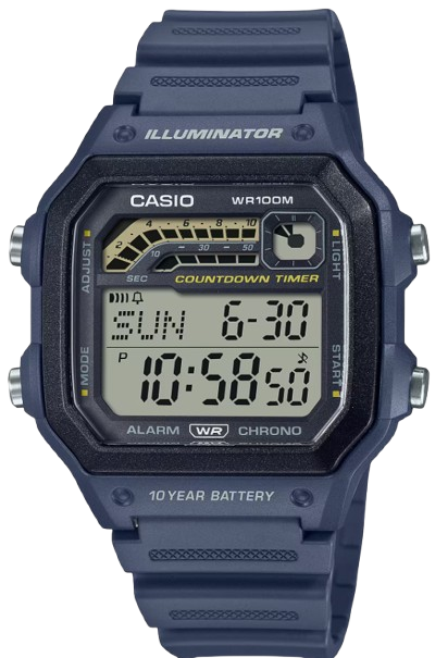 CASIO RELOJ WS-1600H-2A AZUL