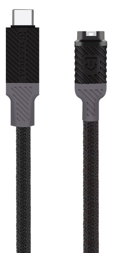 TACTICAL CABLE TRENZADO USB REECE GARMIN FENIX 5/6/7 NEGRO (copia)