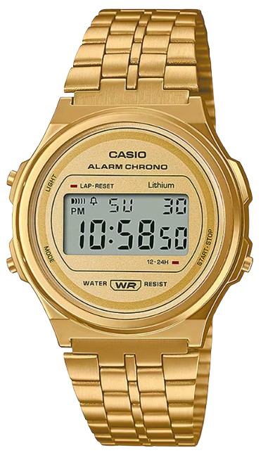 CASIO RELOJ A-171WG-9A DORADO