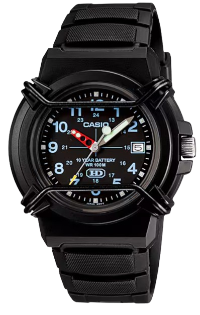 CASIO RELOJ HDA-600-1B NEGRO / AZUL