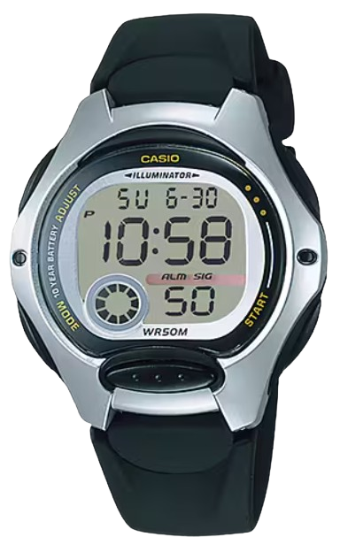 CASIO RELOJ LW-200-1A NEGRO / PLATA