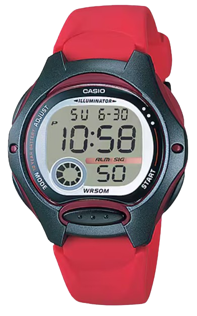 CASIO RELOJ LW-200-4A ROJO