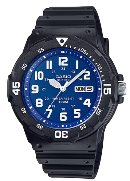 CASIO RELOJ MRW-200H-2B2 NEGRO / AZUL