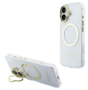 GUESS CARCASA MAGSAFE SOPORTE CAMARA IPHONE 16 DORADO (copia)