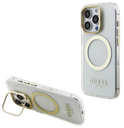 GUESS CARCASA MAGSAFE SOPORTE CAMARA IPHONE 17 DORADO