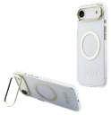 GUESS CARCASA MAGSAFE SOPORTE CAMARA IPHONE 17 DORADO (copia)
