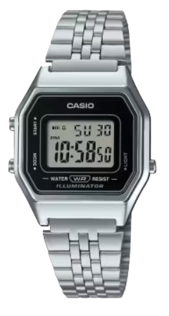 CASIO RELOJ LA-680WE-1E PLATA