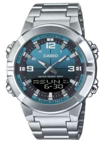 CASIO RELOJ TIMELESS COLLECTION ESFERA AZUL HIELO/ CUARZO