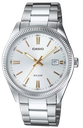 CASIO RELOJ MTP-1302D-7A2 ESFERA BLANCA/ ACERO