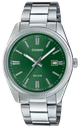 CASIO RELOJ MTP-1302D-3A ESFERA VERDE / ACERO