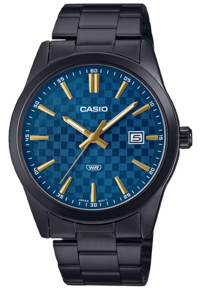 CASIO RELOJ MTP-VD03B-2A ESFERA AZUL / NEGRO