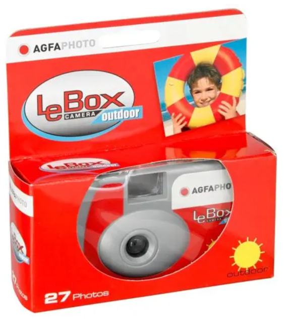 AGFAPHOTO CAMARA FLASH LEBOX 27 FOTOS (copia)