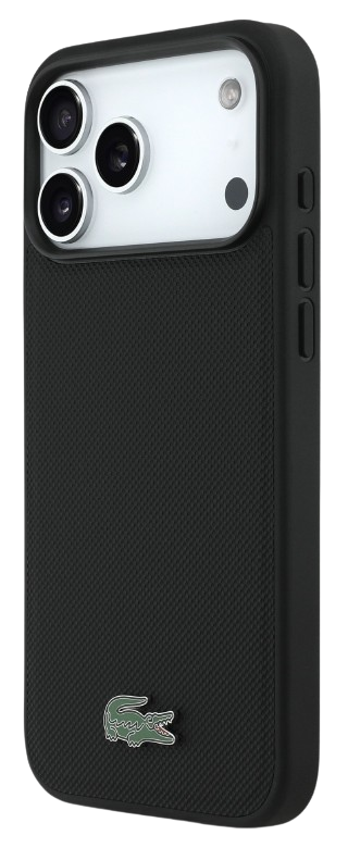 LACOSTE CARCASA MAGSAFE SILICONE CROC IPHONE 17 PRO MAX NEGRO (copia)