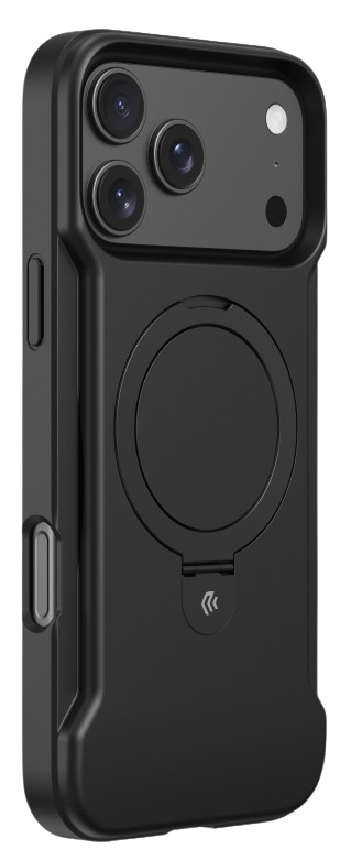 DEVIA CARCASA MAGNETIC SOUNDBOOST SOPORTE IPHONE 17 PRO PRO NEGRO