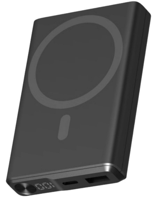 KSIX BATERIA MAGNETICA SLIM 5000mAh 22.5W NEGRO (copia)