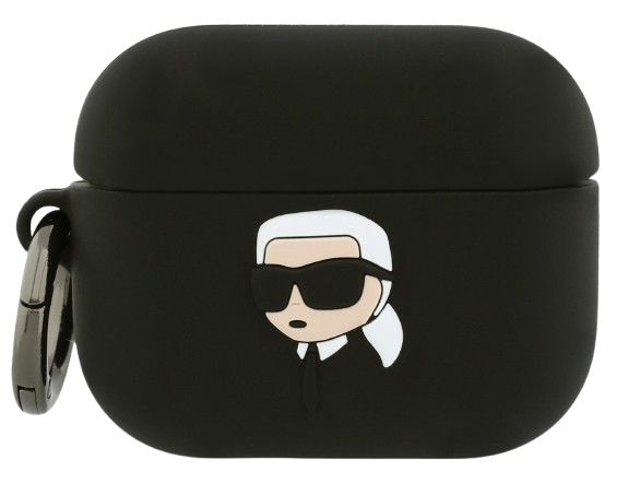 KARL LAGERFELD FUNDA K&C PIN AIRPODS PRO 3 NEGRO (copia)
