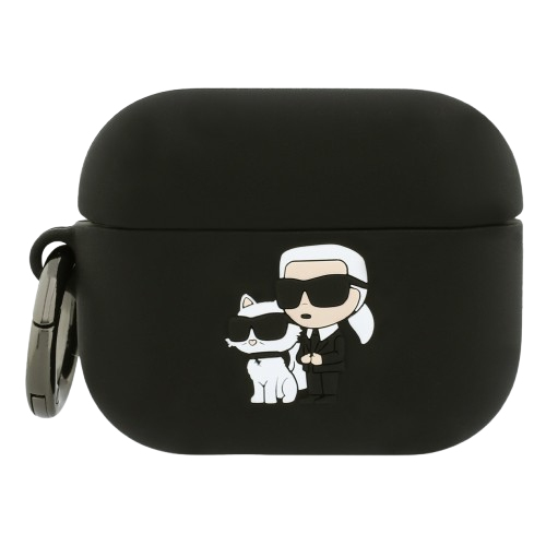 KARL LAGERFELD FUNDA SILICONA KARL NFT 3D AIRPODS PRO 3 NEGRO (copia)