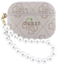 GUESS FUNDA PEARL STRAP 4G AIRPODS PRO 3 NEGRO (copia)