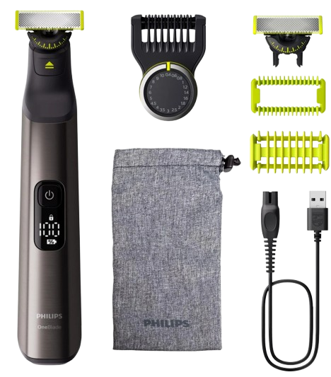 PHILIPS CORTABARBA ONEBLADE 360 / PEINE 5 LONGITUDES QP2734/23 (copia)