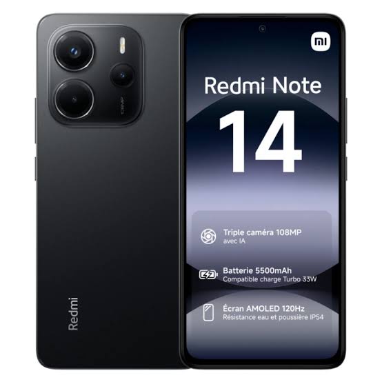 SMARTPHONE XIAOMI REDMI NOTE 14 8GB/ 256GB/ NEGRO