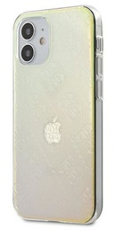 [GUHCP12S3D4GIRBL] GUESS carcasa RAISED IRIDISCENT  iphone 12 MINI
